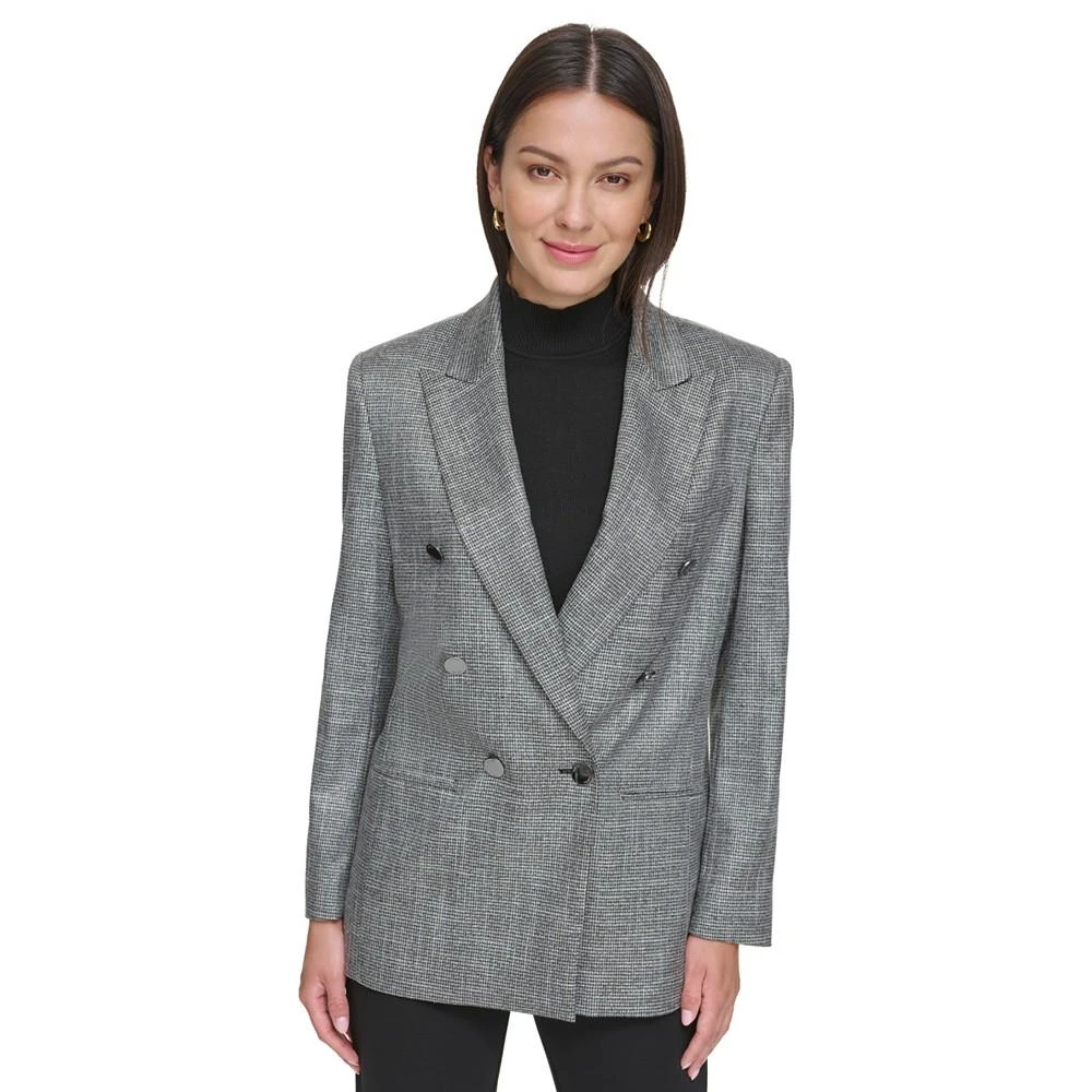 商品DKNY|Women's Peak-Lapel Double-Breasted Blazer,价格¥469,第1张图片