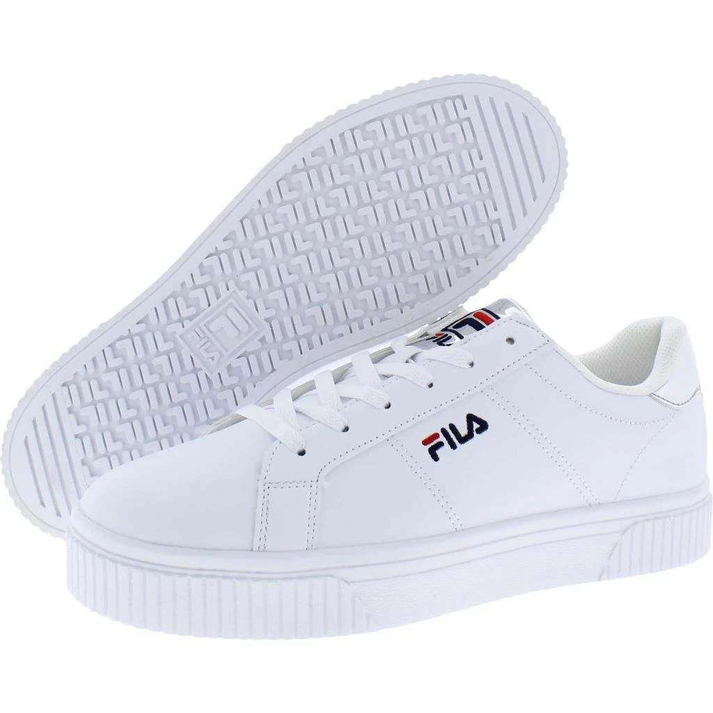 商品Fila|Fila Women's Panache 19 Faux Leather Metallic Low Top Court Platform Sneakers,价格¥99,第3张图片详细描述