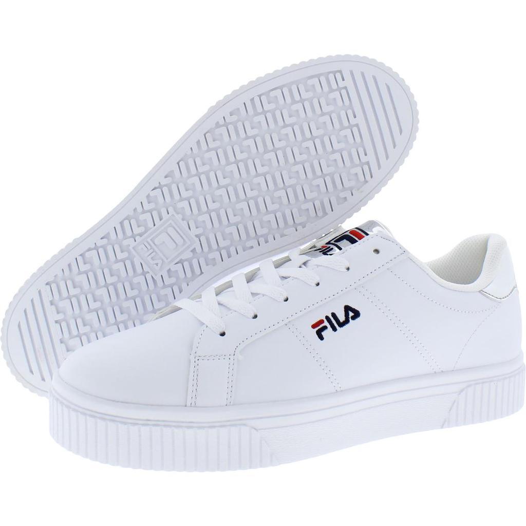 商品Fila|Fila Women's Panache 19 Faux Leather Metallic Low Top Court Platform Sneakers,价格¥96,第5张图片详细描述