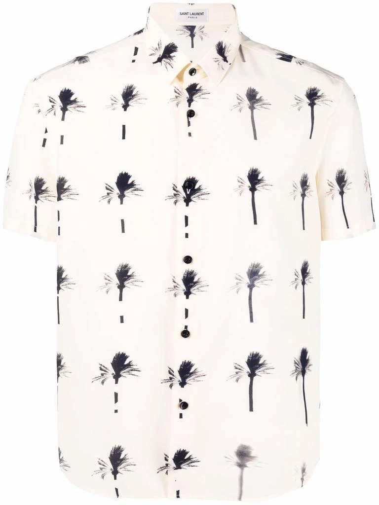 商品Yves Saint Laurent|SAINT LAURENT MEN CHEMISE CDC MARKING PARADISE SHIRT,价格¥10445,第5张图片详细描述
