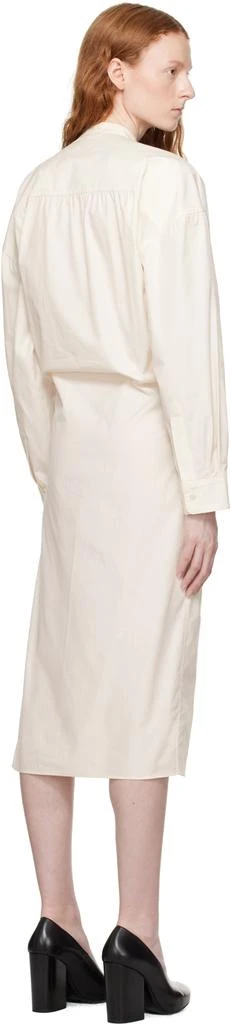 商品Lemaire|White Twisted Midi Dress,价格¥1914,第3张图片详细描述