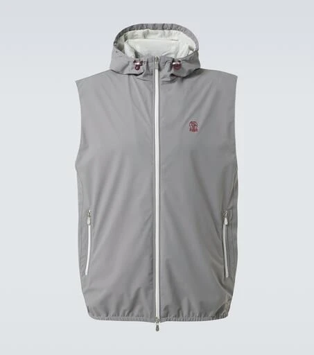 商品Brunello Cucinelli|Logo连帽拉链背心,价格¥21962,第1张图片