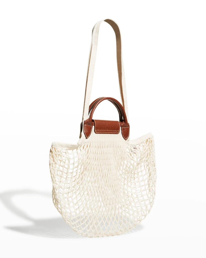 商品Longchamp|Filet Cotton Net Shoulder Tote Bag,价格¥825,第4张图片详细描述