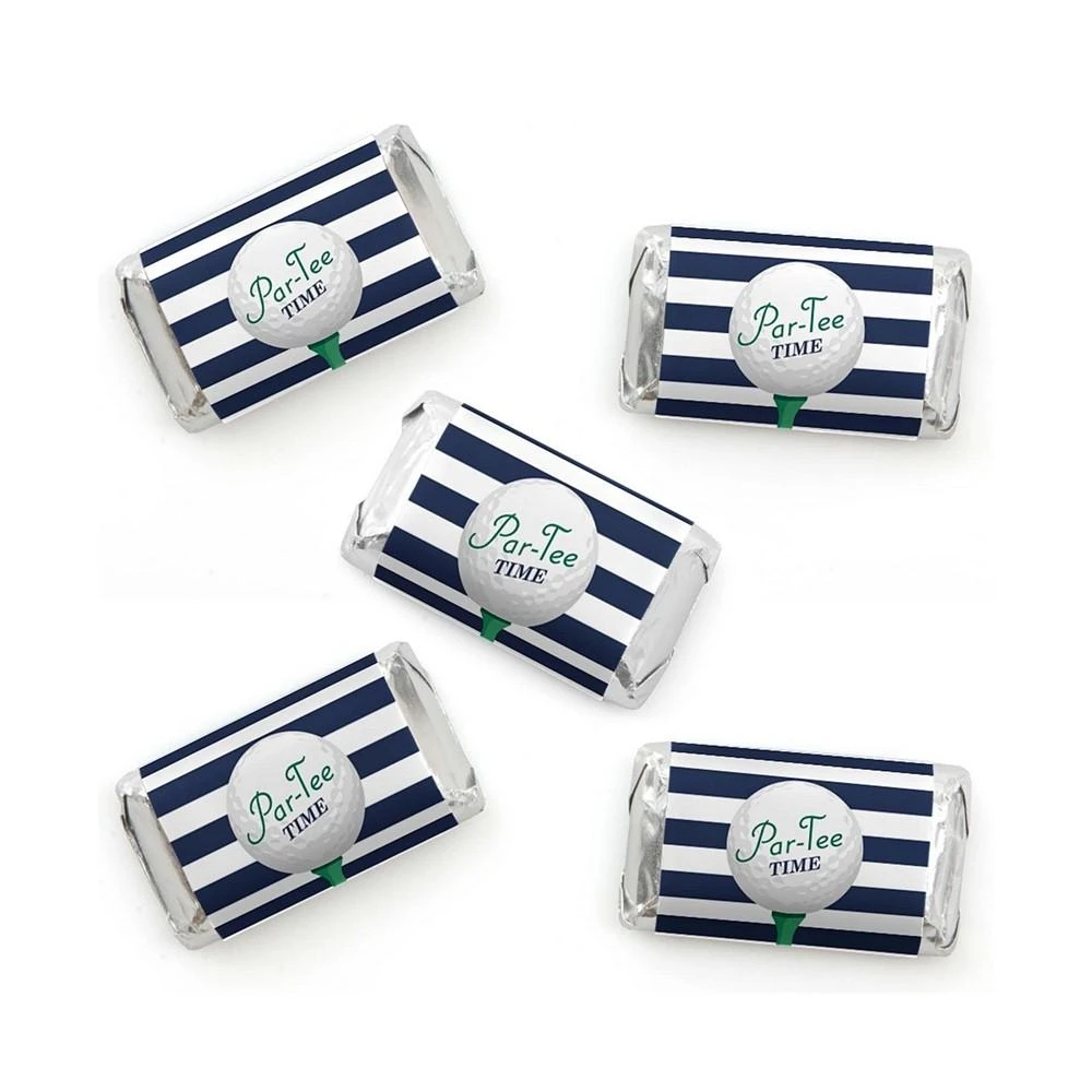 商品Big Dot of Happiness|Par-Tee Time - Golf - Mini Candy Bar Wrapper Stickers - Party Favors - 40 Ct,价格¥82,第1张图片