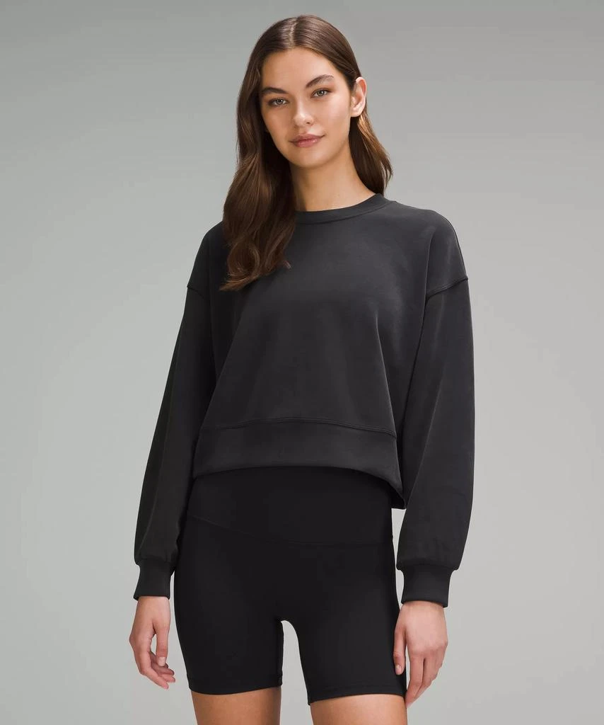 商品Lululemon|Softstreme Perfectly Oversized Cropped Crew,价格¥498,第1张图片