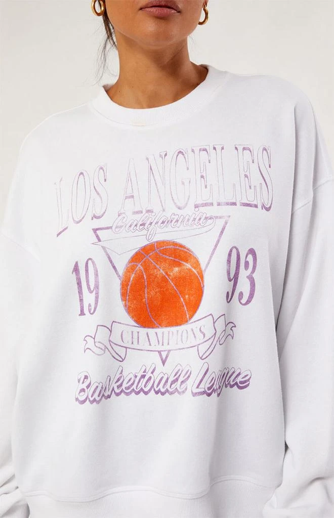 商品PacSun|Los Angeles Basketball Champs Crew Neck Sweatshirt,价格¥275,第3张图片详细描述