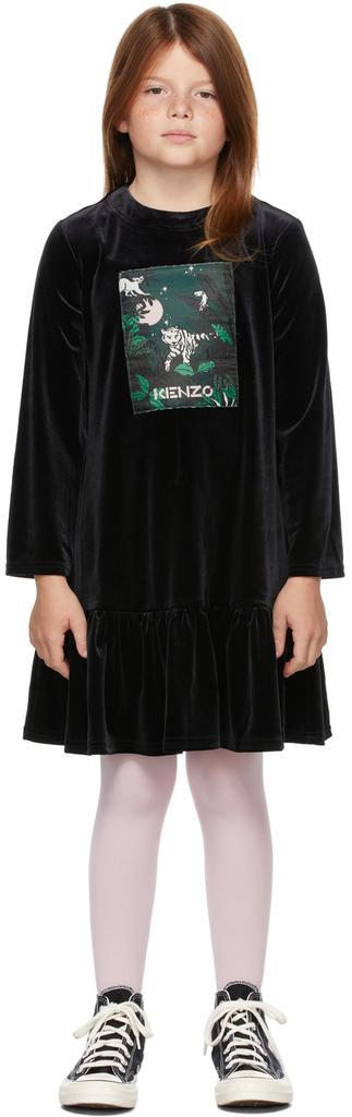 商品Kenzo|Kids Velvet Dress,价格¥703,第4张图片详细描述
