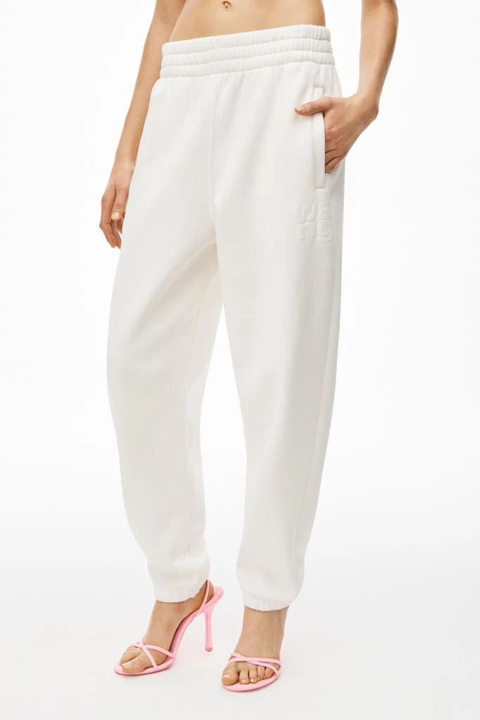 商品Alexander Wang|PUFF PAINT LOGO SWEATPANT IN TERRY,价格¥1476,第4张图片详细描述