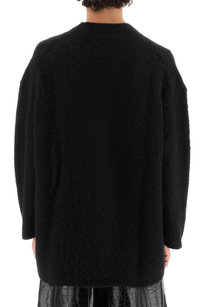 商品Comme des Garcons|Comme des garcons homme plus oversized carded wool sweater with jacquard lettering,价格¥4502,第5张图片详细描述