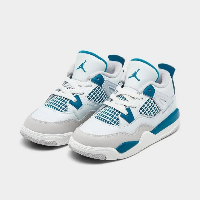 商品Jordan|Kids' Toddler Air Jordan Retro 4 Basketball Shoes,价格¥487,第2张图片详细描述