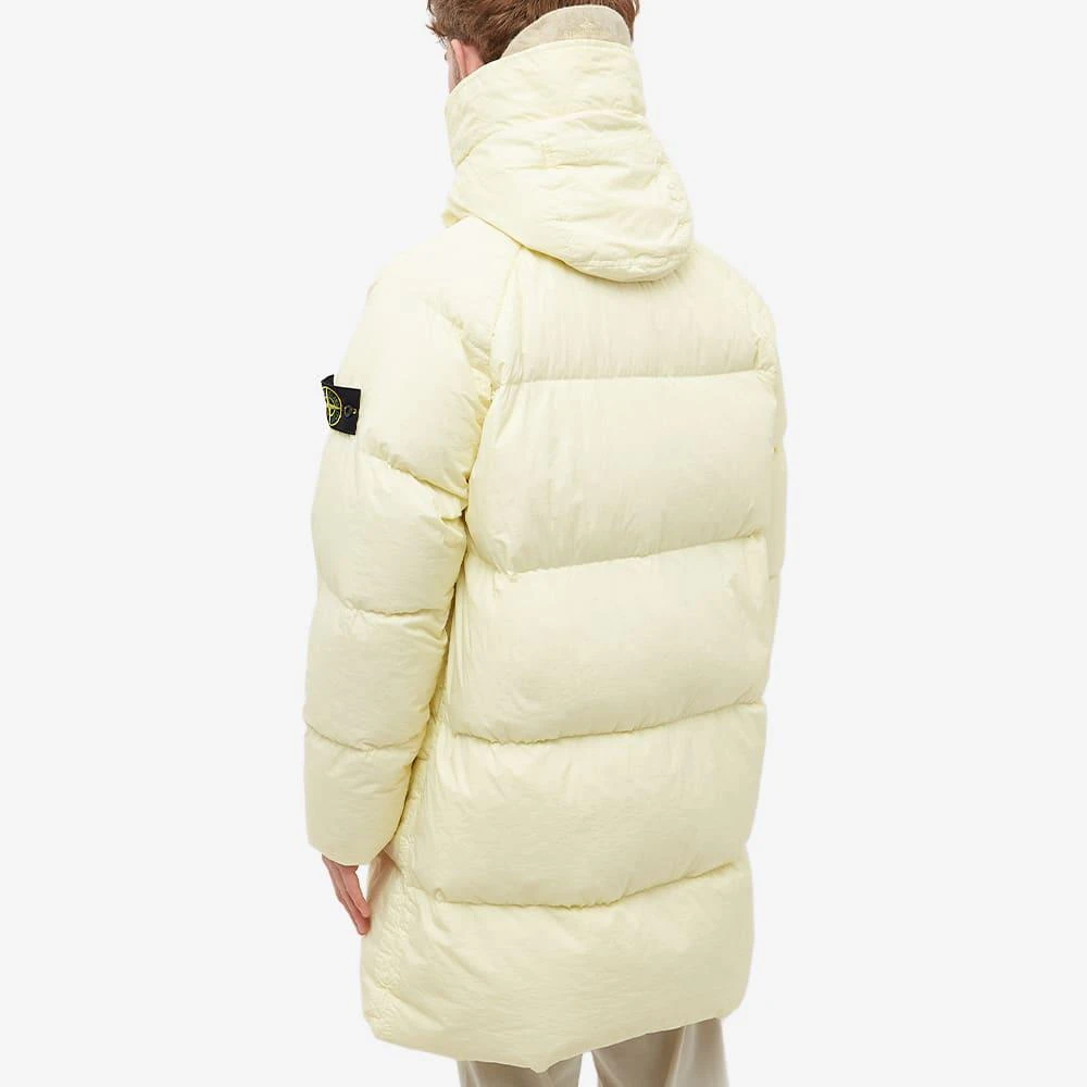 商品Stone Island|Stone Island Crinkle Reps Long Down Coat,价格¥6996,第3张图片详细描述