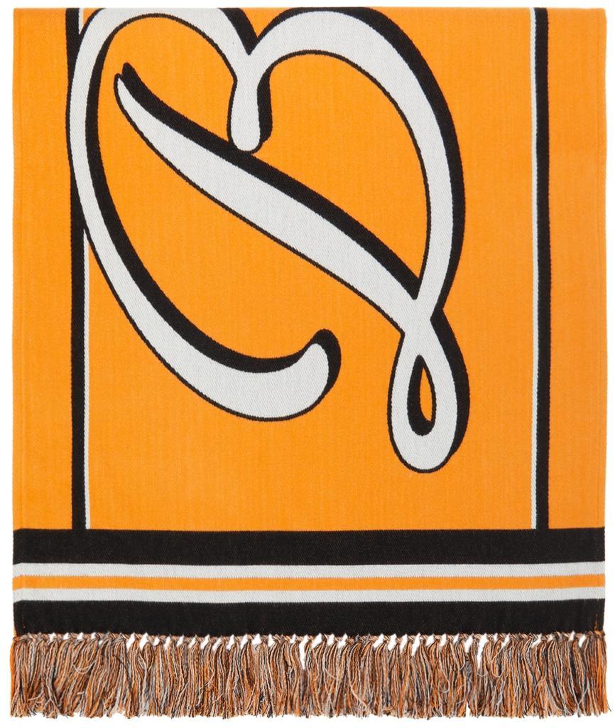 商品Burberry|Orange Organic Cotton Scarf,价格¥2979,第1张图片