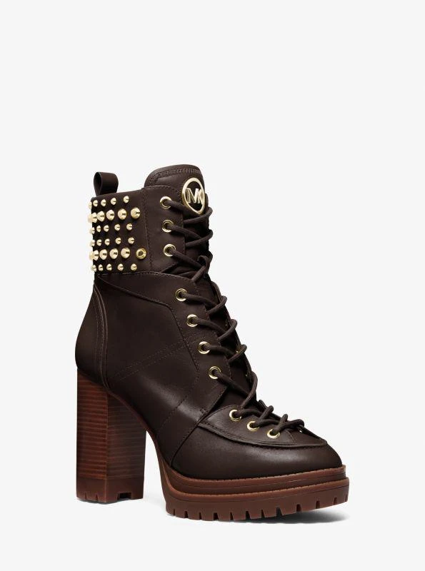 商品Michael Kors|Yvonne Studded Leather Boot,价格¥631,第1张图片