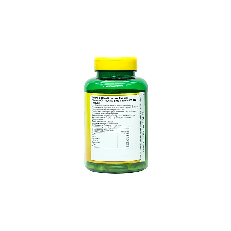 商品[国内直发] Holland Barrett|Holland & Barrett天然月见草油+维生素B6 120颗,价格¥224,第3张图片详细描述