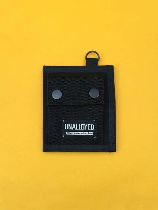 商品UNALLOYED|Coin Pocket Wallet _ Black,价格¥325,第1张图片