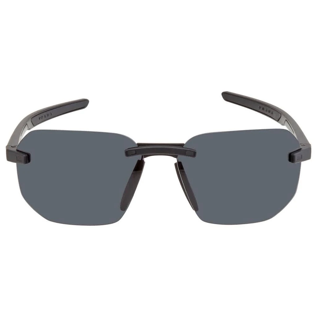 商品Prada|Prada Linea Rossa Blue Irregular Mens Sunglasses PS 09WS DG009R 62,价格¥743,第2张图片详细描述