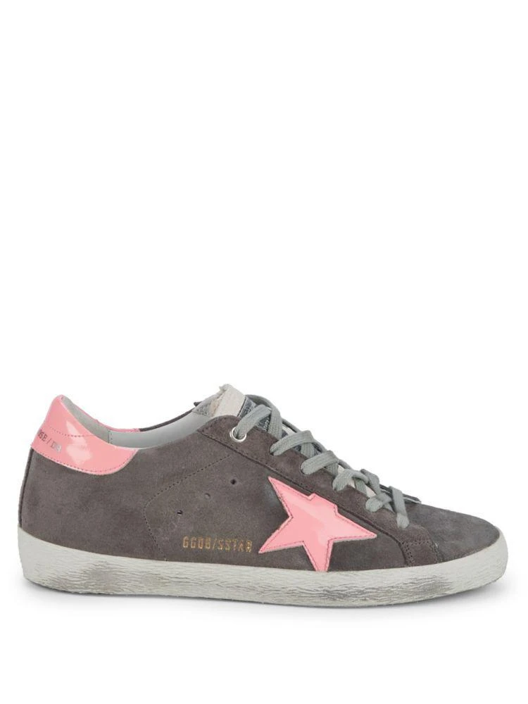 商品Golden Goose|Superstar Suede Patch Sneakers,价格¥2997,第5张图片详细描述