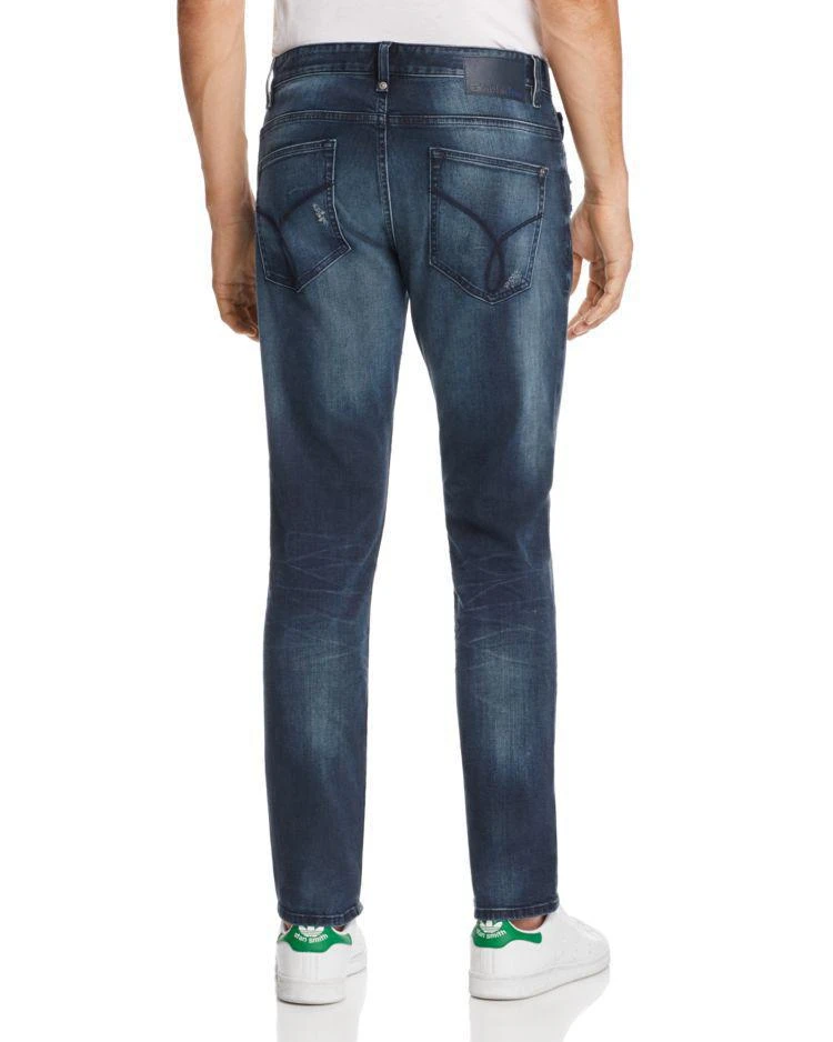 商品Calvin Klein|5-Pocket Slim Fit Jeans in Blue Mamba,价格¥201,第2张图片详细描述