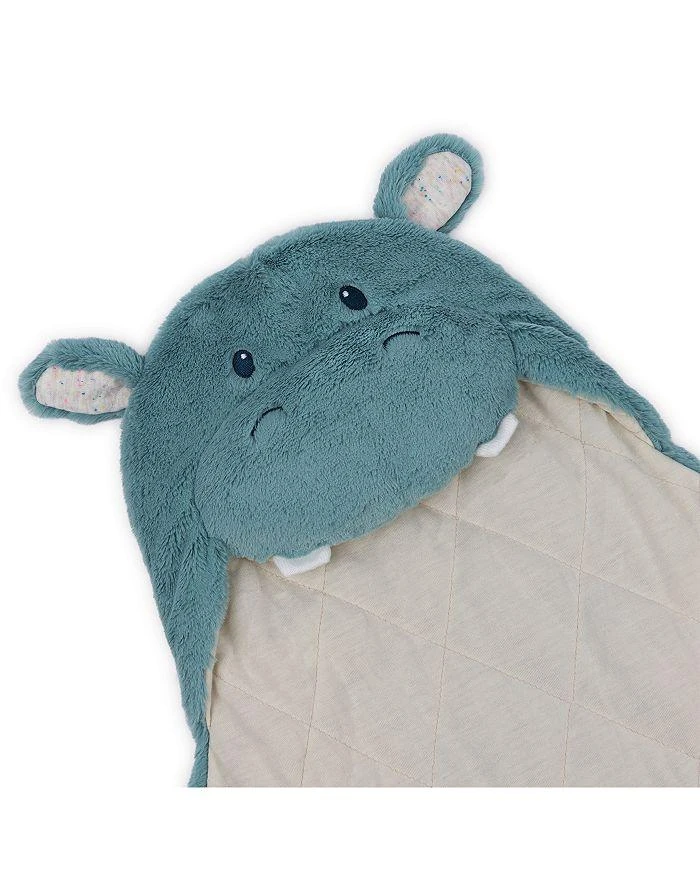 商品GUND|Baby GUND Oh So Snuggly Hippo Plush Hooded Baby Blanket Wrap for Newborns, 26",价格¥300,第5张图片详细描述