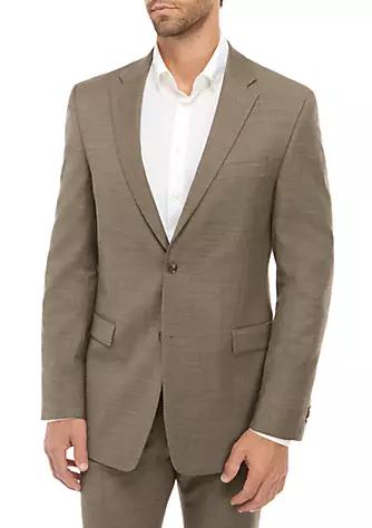 Sharkskin Stretch Classic Fit Suit Separate Coat商品第1张图片规格展示