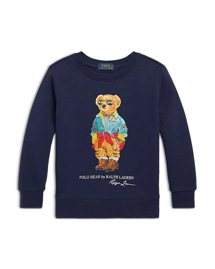 商品Ralph Lauren|Boys' Polo Bear Fleece Sweatshirt - Little Kid, Big Kid,价格¥220,第1张图片详细描述