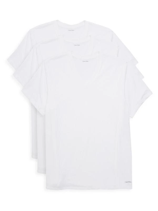 商品Calvin Klein|3-Piece V Neck Tshirt Set,价格¥168,第1张图片