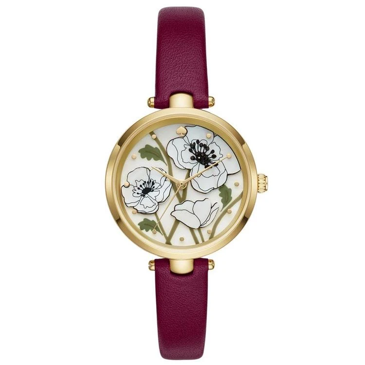 商品Kate Spade|Holland 真皮表带腕表 34mm,价格¥1262,第1张图片