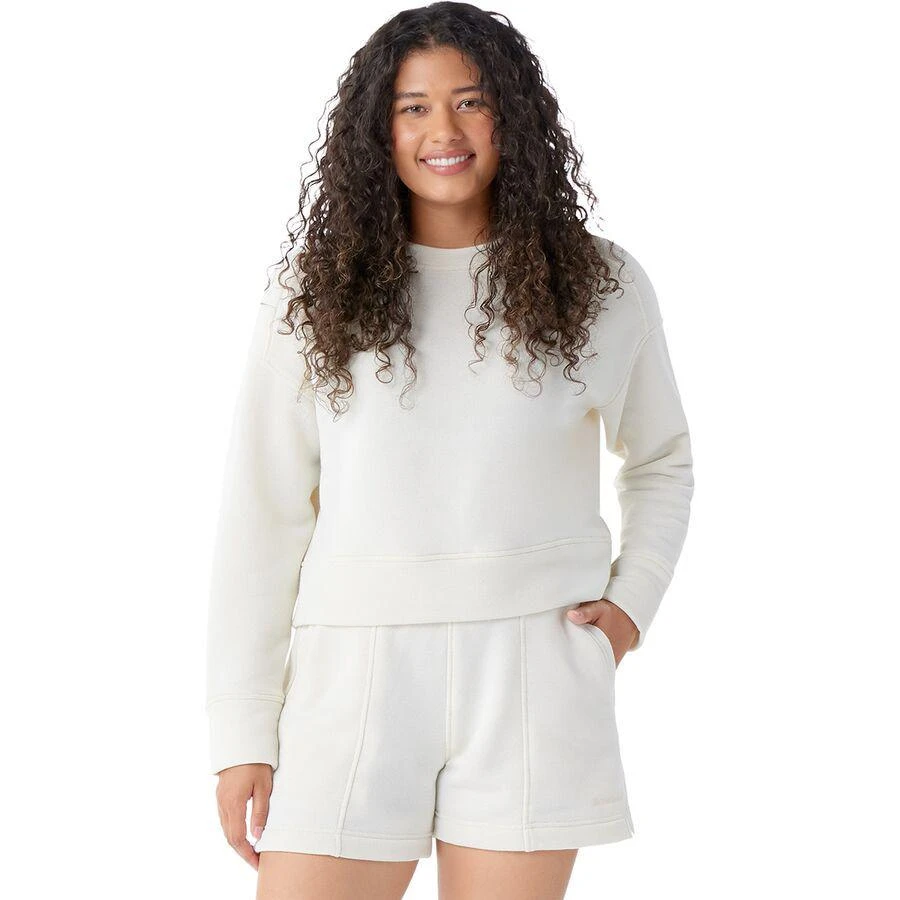 商品SmartWool|Recycled Terry Cropped Crew Sweatshirt - Women's,价格¥574,第1张图片