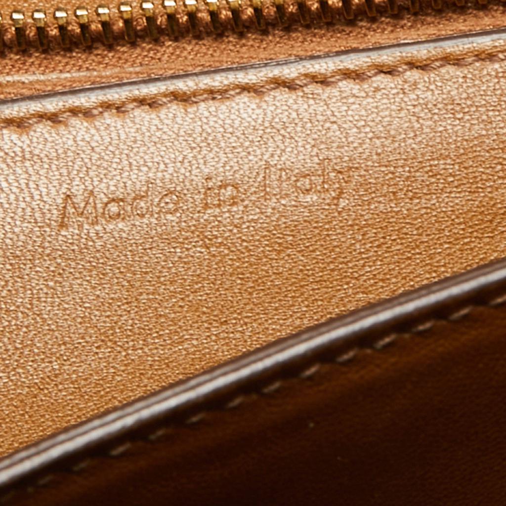 Celine Brown Leather Large Classic Box Shoulder Bag商品第10张图片规格展示