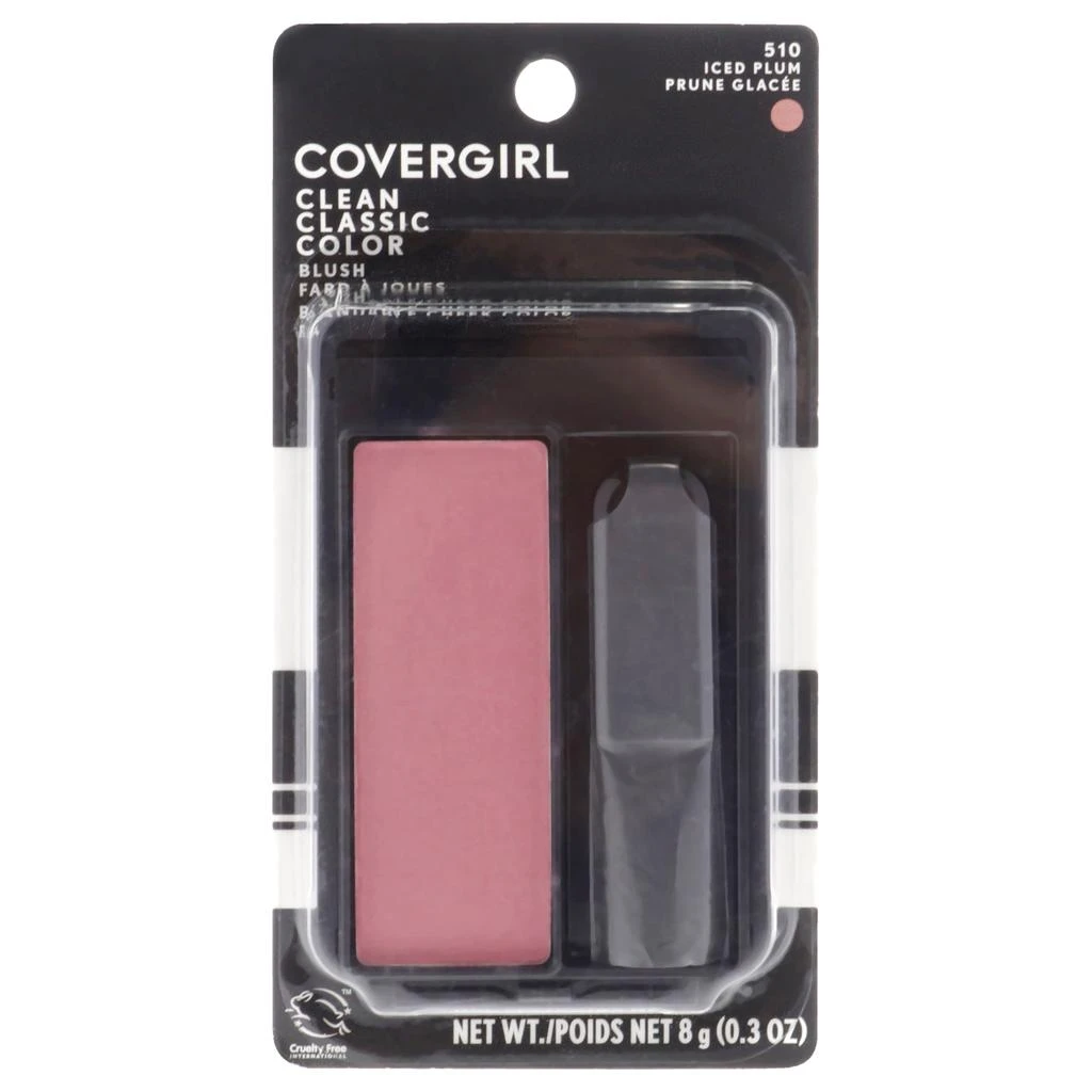 商品Covergirl|Clean Classic Color Blush - 510 Iced Plum by  for Women - 0.3 oz Blush,价格¥143,第1张图片