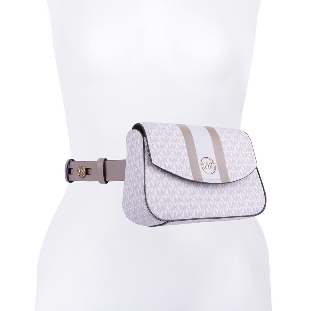 商品Michael Kors|Women's Signature Striped Belt Bag,价格¥728,第1张图片