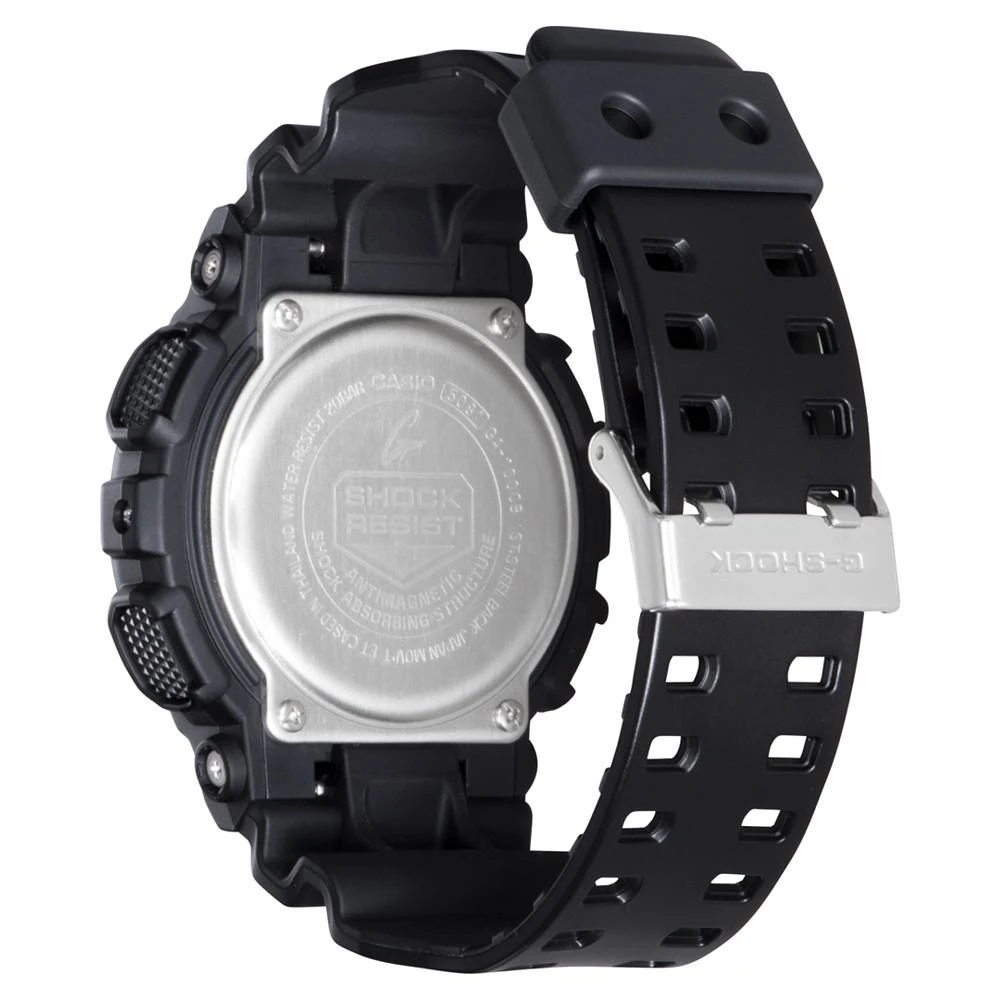 商品G-Shock|Men's Analog-Digital Black Resin Bracelet Watch 55x51mm GA100CB-1A腕表,价格¥903,第3张图片详细描述