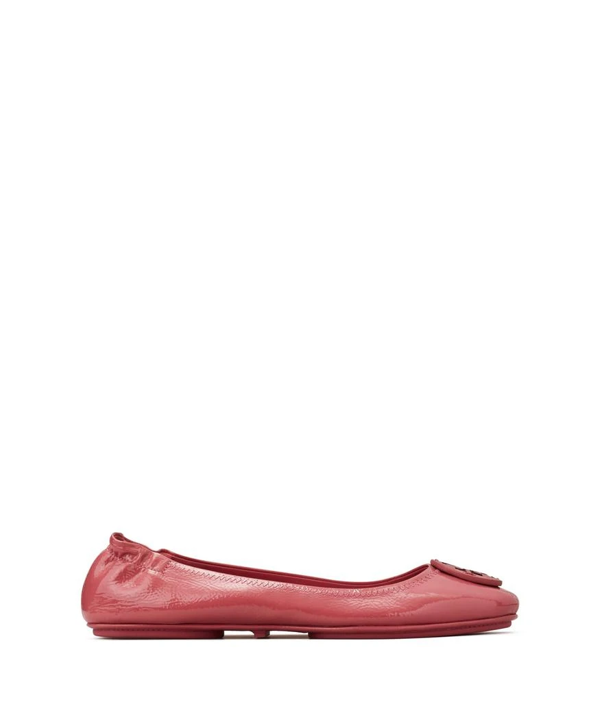 商品Tory Burch|Minnie Travel Ballet w/ Leather Logo,价格¥1738,第3张图片详细描述