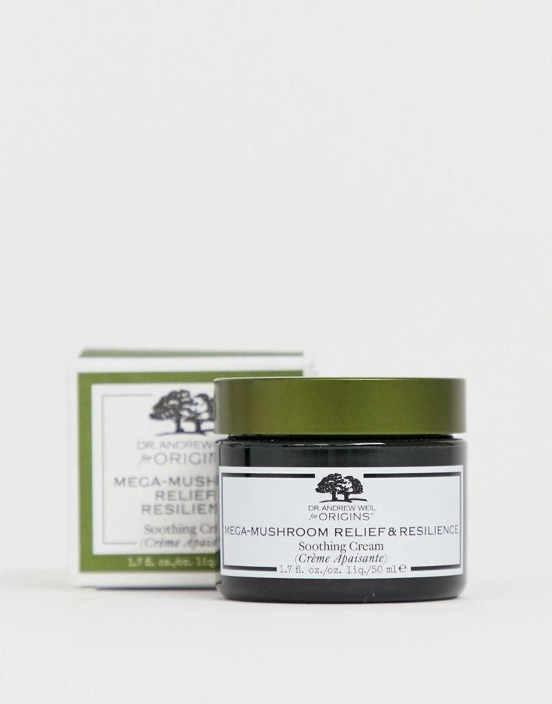 商品Origins|Origins Dr. Weil for Origins Mega-Mushroom Relief & Resilience Soothing Cream 50ml,价格¥629,第1张图片