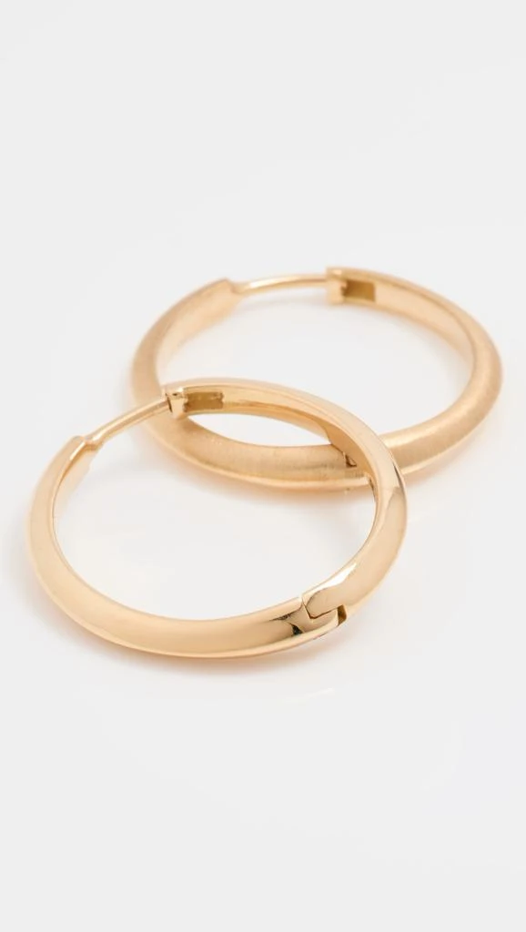 商品Jade Trau|Jade Trau Tatum Hinge Hoops 20MM Thin,价格¥14041,第4张图片详细描述
