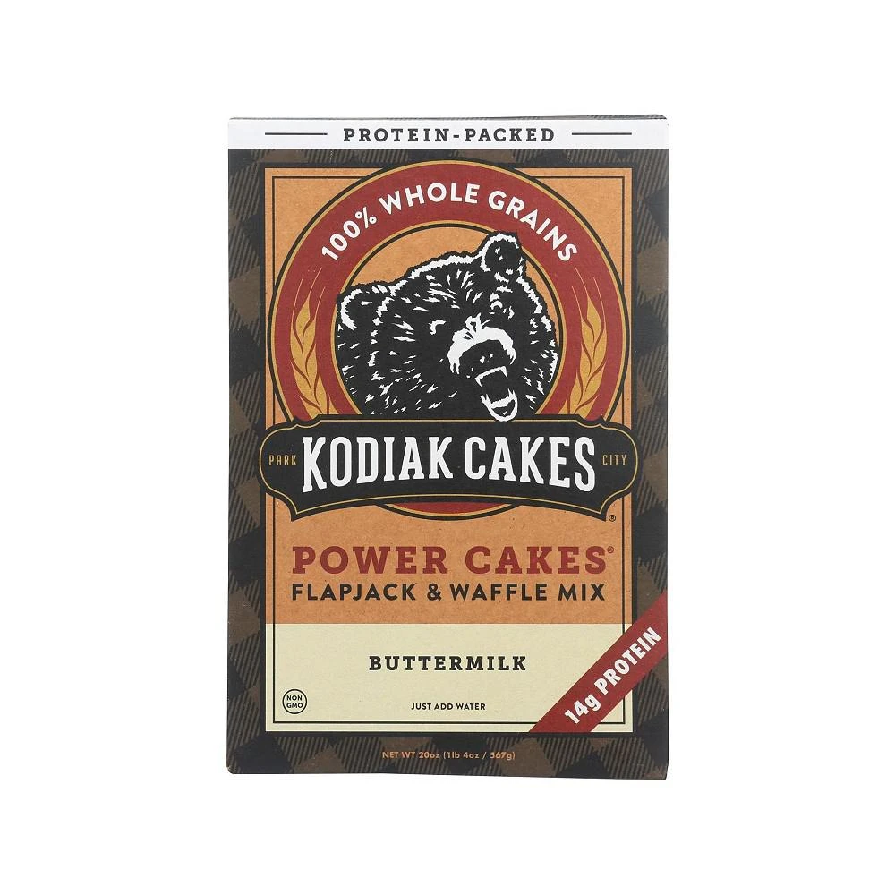 商品Kodiak Cakes|Power Cakes Flapjack & Waffle Mix - Case of 6 - 20 OZ,价格¥444,第1张图片