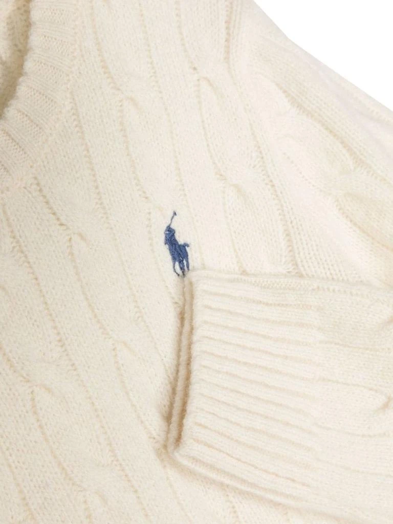 商品Ralph Lauren|Ralph Lauren Kids Logo Embroidered Knitted Crewneck Jumper,价格¥1217,第3张图片详细描述