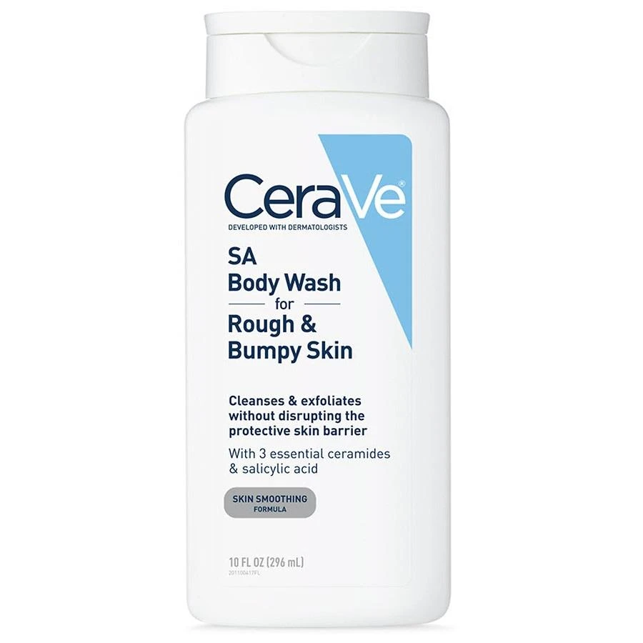 商品CeraVe|SA Body Wash, Gentle Exfoliating Salicylic Acid Cleanser for Rough & Bumpy Skin,价格¥117,第1张图片