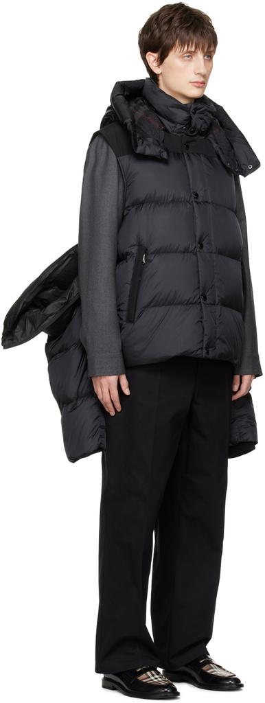 Black Puffer Down Jacket商品第4张图片规格展示