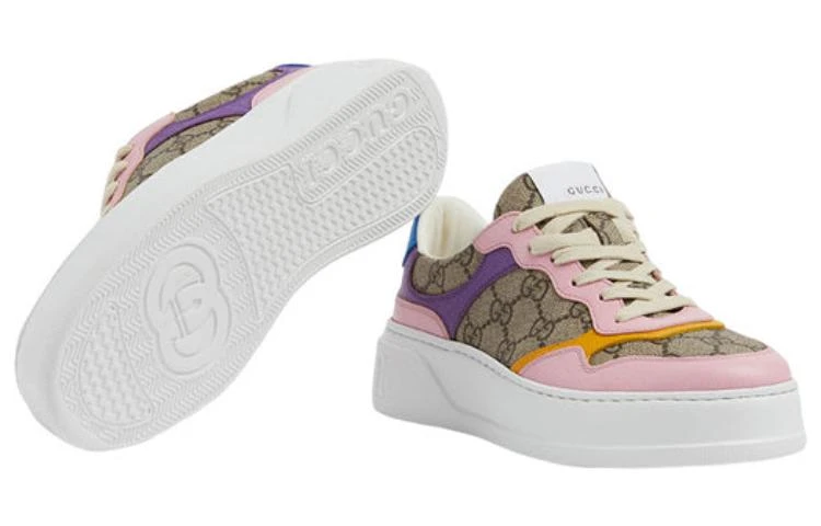 商品[国内直发] Gucci|古驰 帆布 饼干鞋  低帮系带 低帮 时尚板鞋 女款 多色,价格¥3087,第6张图片详细描述