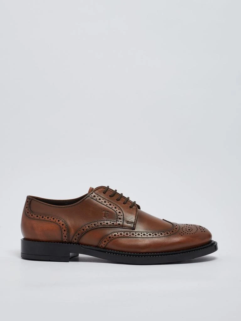 商品Tod's|Derby Bucature Formale 62c Laced Shoe,价格¥4194,第1张图片