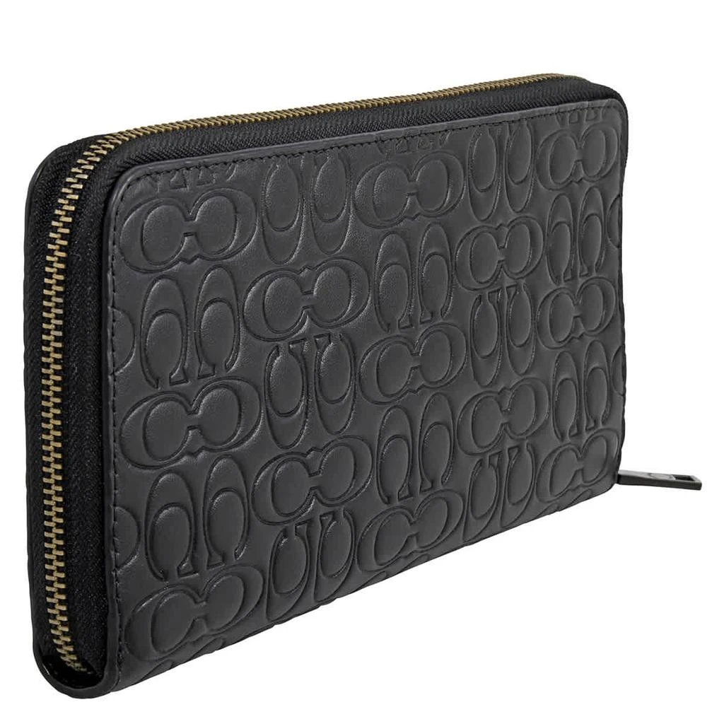 商品Coach|Black Men's Travel Wallet In Signature Leather,价格¥1196,第3张图片详细描述