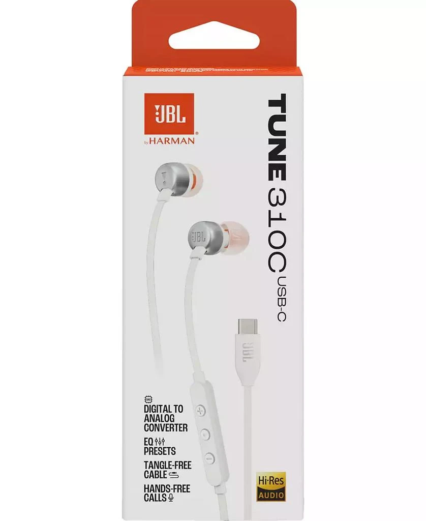 商品JBL|Tune 310C Wired In Ear Headphones,价格¥154,第3张图片详细描述