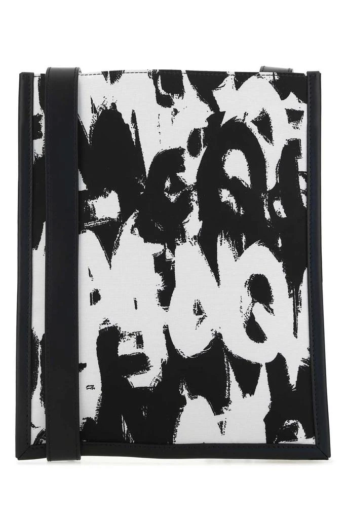 商品Alexander McQueen|Alexander McQueen Graffiti-Printed Open Top Shoulder Bag,价格¥2390,第1张图片