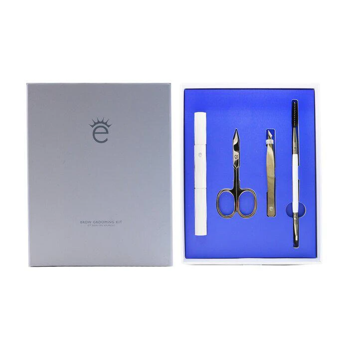 商品Eyeko|Eyeko 眉毛护理工具套装：眉刷 + 剪刀 + 镊子 + 修眉刀 + 包 4pcs+1bag,价格¥242,第2张图片详细描述