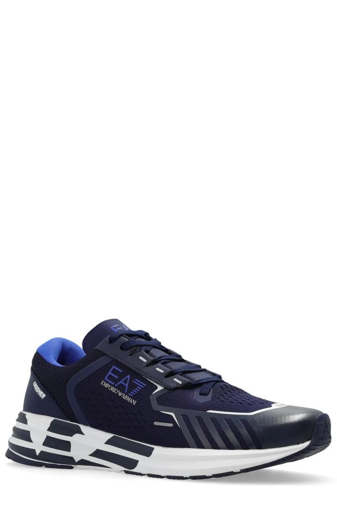 商品Emporio Armani|Ea7 Emporio Armani Round Toe Lace-Up Sneakers,价格¥921,第2张图片详细描述