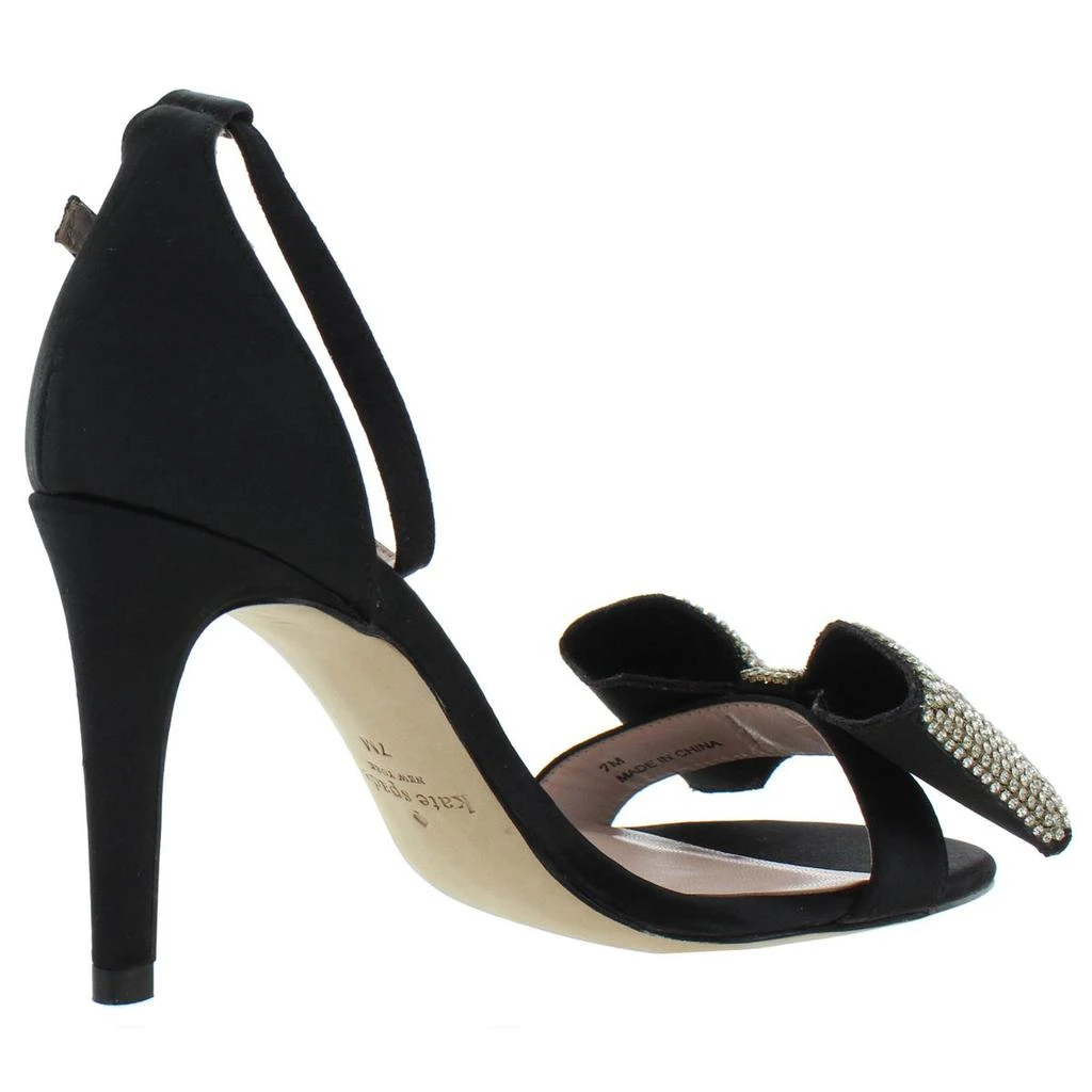 商品Kate Spade|Kate Spade Womens Gweneth Satin Stiletto Dress Sandals,价格¥446,第3张图片详细描述
