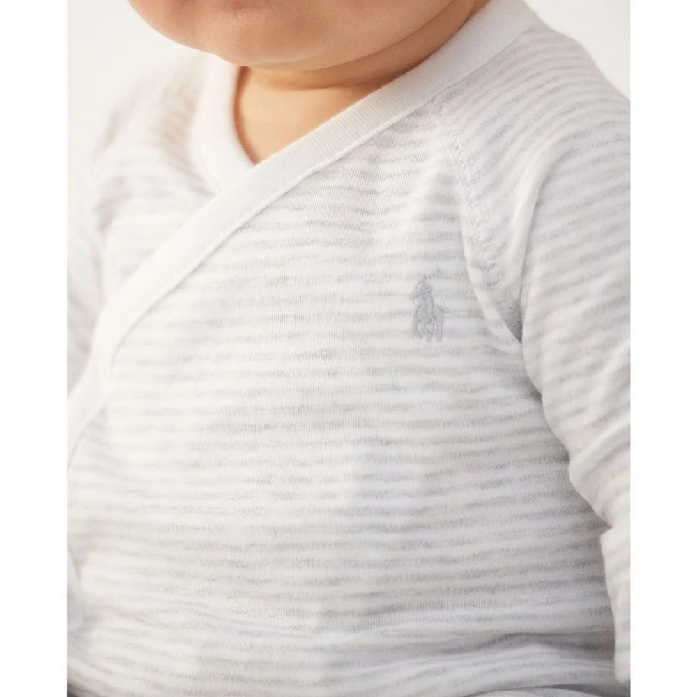 商品Ralph Lauren|Baby Boys Striped Organic Top and Pants, 2 Piece Set,价格¥414,第3张图片详细描述