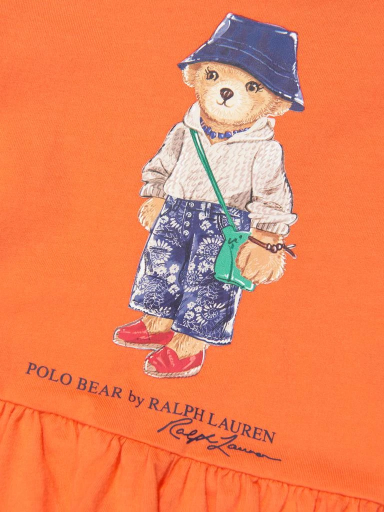 商品Ralph Lauren|Baby Girls Bear T-Shirt in Orange,价格¥435,第3张图片详细描述