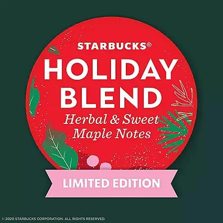 商品Starbucks|圣诞版咖啡粉 中度烘焙(35 oz.),价格¥107,第3张图片详细描述